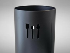 Porta cubierto metalico calado redondo